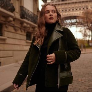 Soia & Kyo Linnea Faux Sherpa Jacket